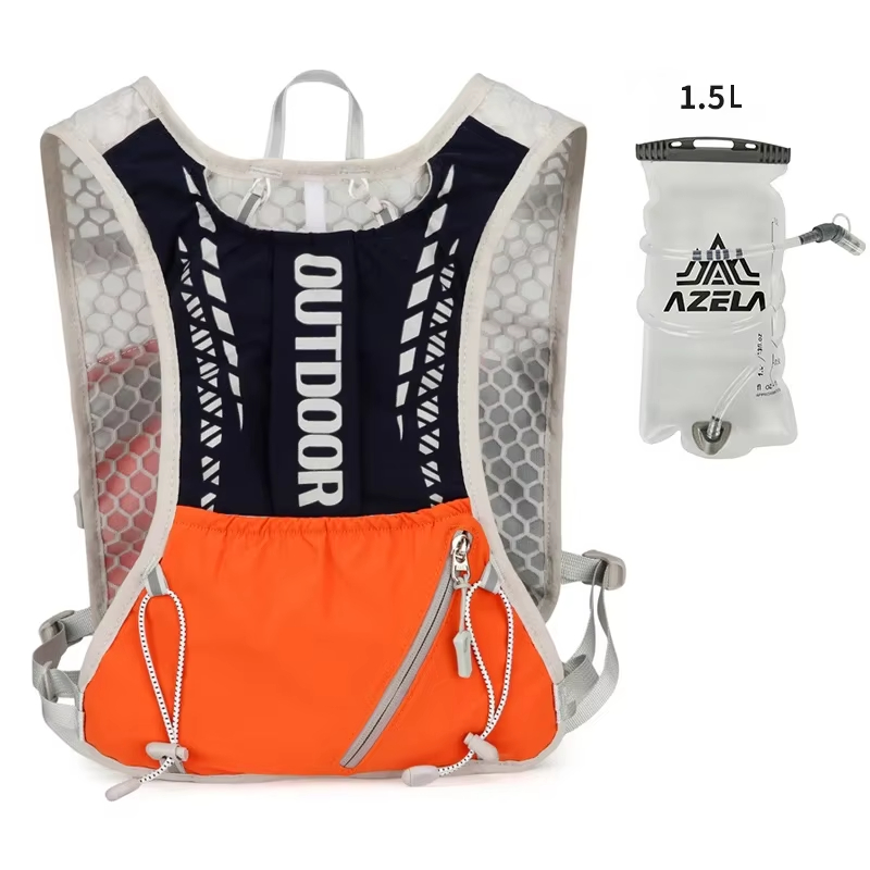Mountain Biking Rucksack - ランニングハイドレーションベストバックパック反射材付きアウトドアサイクリングバックパック登山ハイキングMTBロードスポーツランニングバッグオプションウォーターバッグ