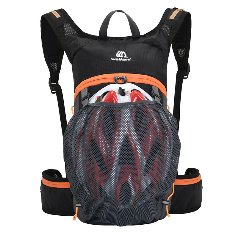 Mountain Biking Rucksack - アウトドアサイクリングバックパック、マウンテンバイクバッグ、ハイキングリュックサック、軽量レジャー旅行バッグ、10Lサイクリング折りたたみバッグ