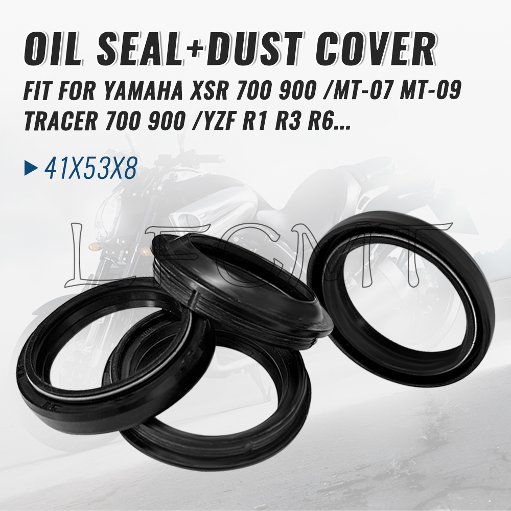 Fork Oil Seal - 41x53x8 41 53 フロントフォークオイルシールダストカバーヤマハ XSR700 XSR900