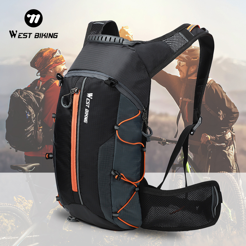 Mountain Biking Rucksack - WEST BIKING アウトドア撥水スポーツバッグ サイクリングハイドレーションバックパック 旅行ハイキング登山MTBロードバイクバックパック