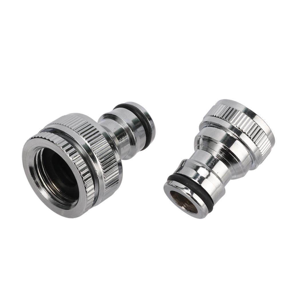 Spoke Nipple Brass - クロームメッキ真ちゅう製蛇口アダプター,1/2 