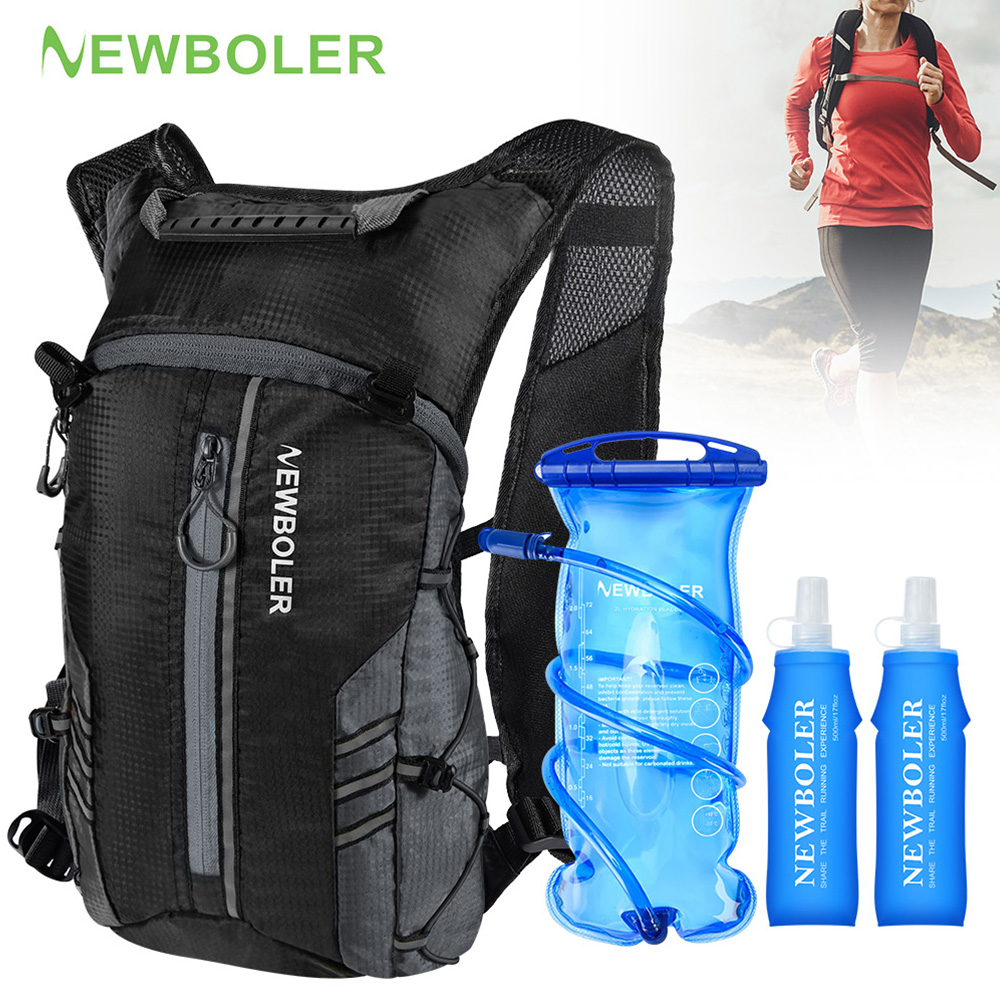 Mountain Biking Rucksack - NEWBOLER 屋外通気性スポーツバッグ自転車保湿バックパック旅行ハイキングバックパック10Lマウンテンバイクロードバイクバックパック