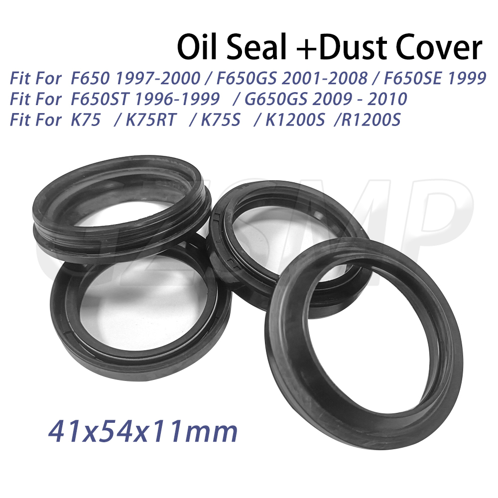 Fork Oil Seal - 41x54x11 フロントフォークオイルシールダストシール F650 GS/SE/ST G650GS K75