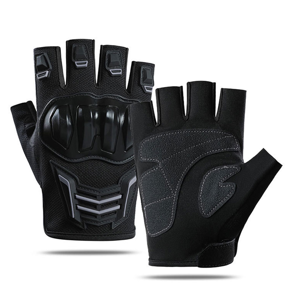 通気性オートバイ手袋夏ハーフフィンガー Guantes モト - Mountain Biking Gloves のレビューと価格