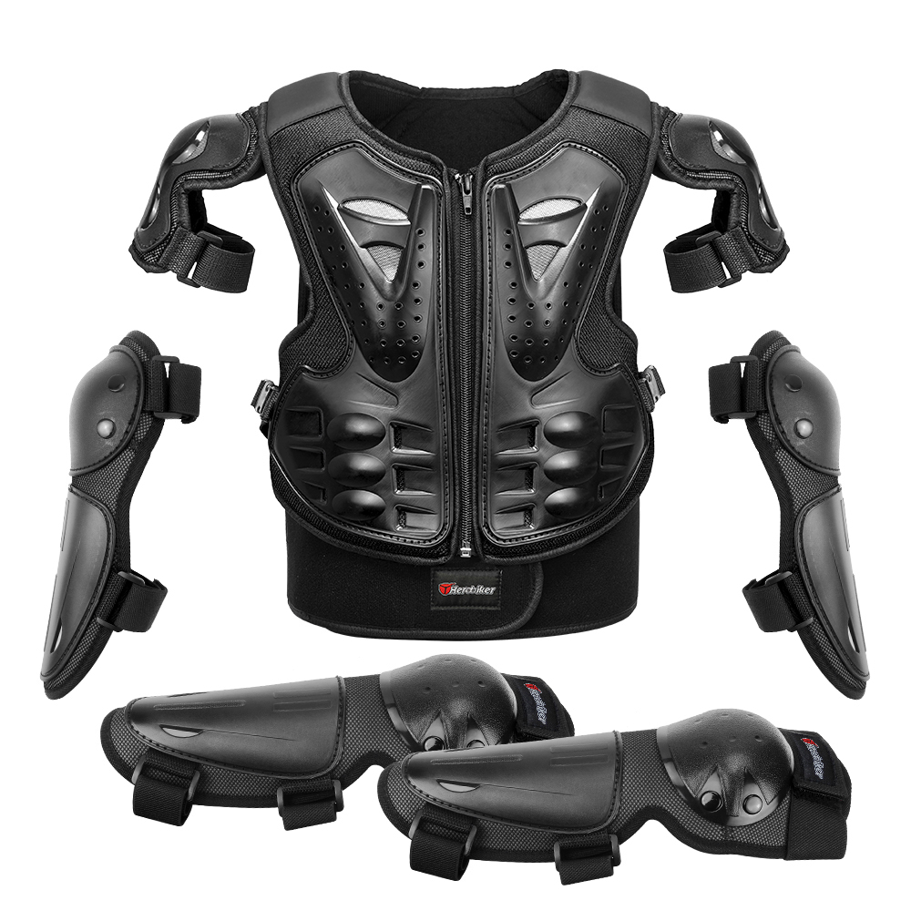 子供用オートバイアーマーチェストベスト保護モトクロスボディア - Mountain Biking Body Armour のレビューと価格