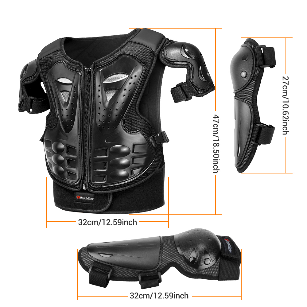 子供用オートバイアーマーチェストベスト保護モトクロスボディア - Mountain Biking Body Armour のレビューと価格