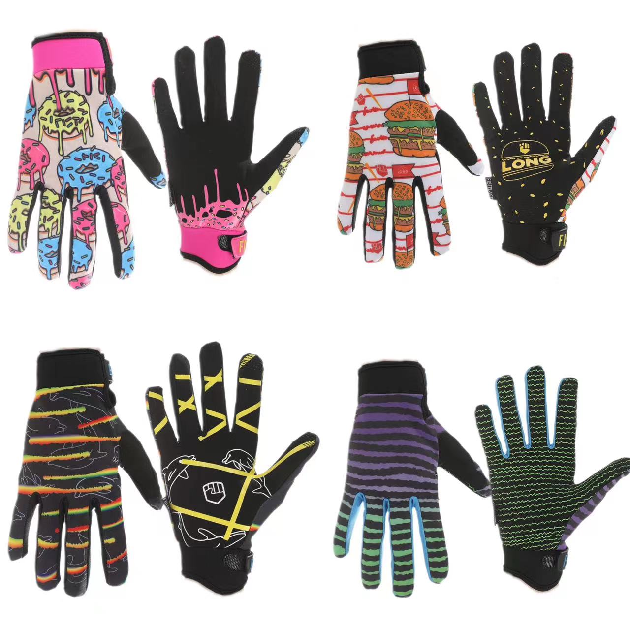 フィストプラスト キッド かわいいドーナツの摩耗保護、オート - Mountain Biking Gloves のレビューと価格