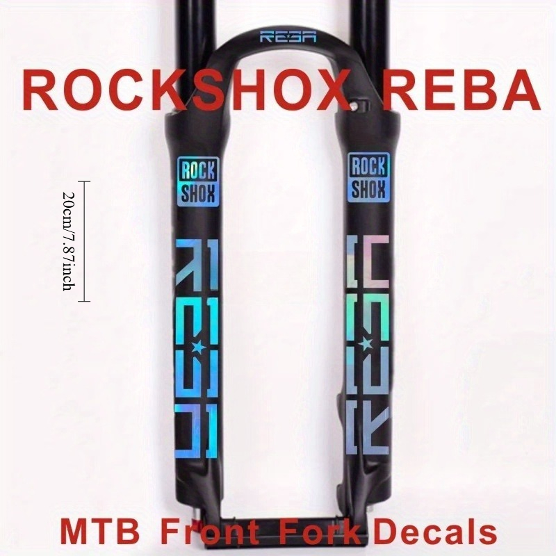 ROCKSHOX REBA フォークデカールセット防水日焼け - Mountain Biking Body Armour のレビューと価格