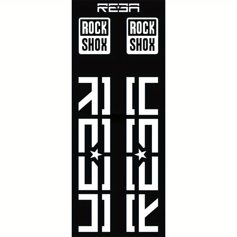 ROCKSHOX REBA フォークデカールセット防水日焼け - Mountain Biking Body Armour のレビューと価格