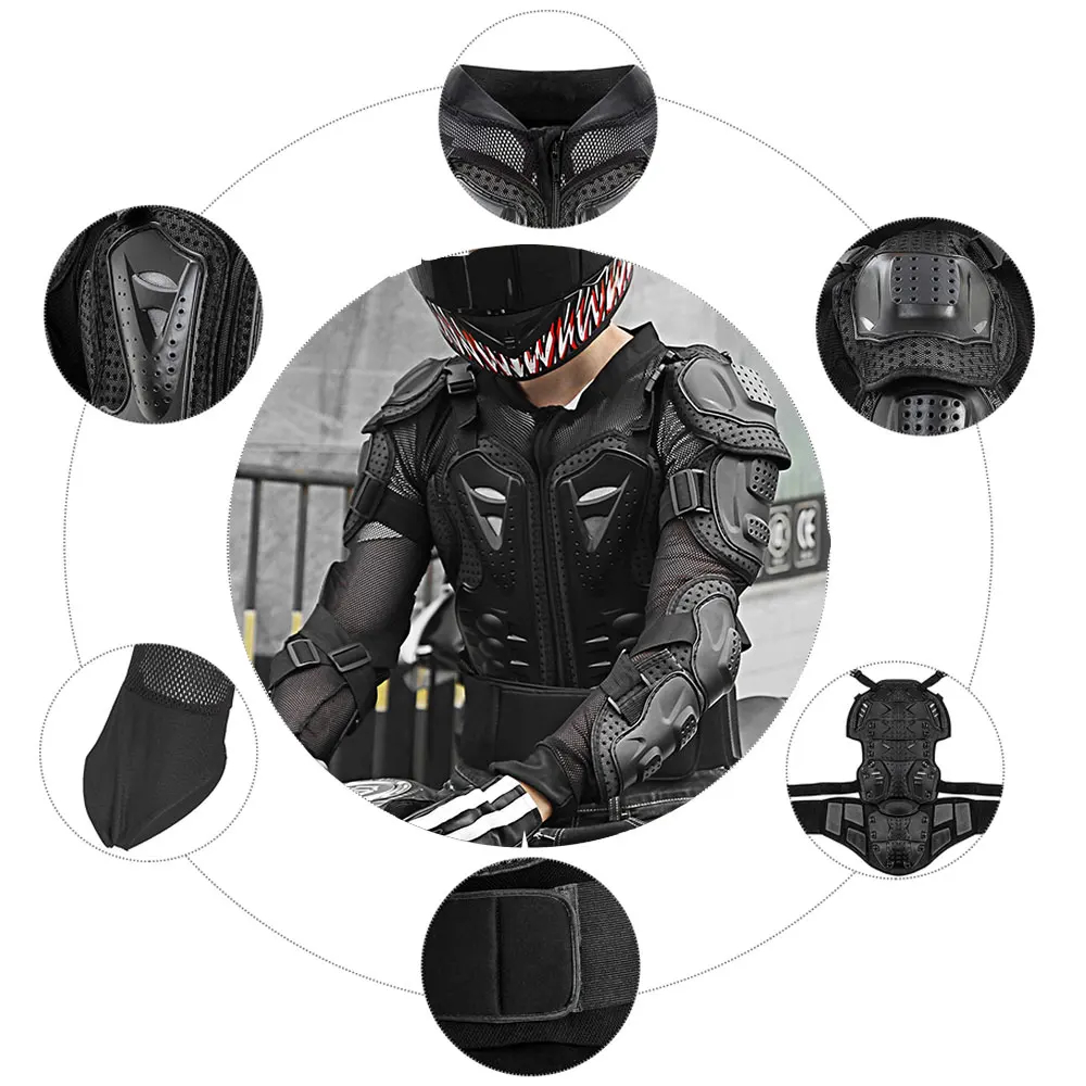 ヘロビカー-男性用モーターサイクルアーマー,ボディ保護ジャケ - Mountain Biking Body Armour のレビューと価格