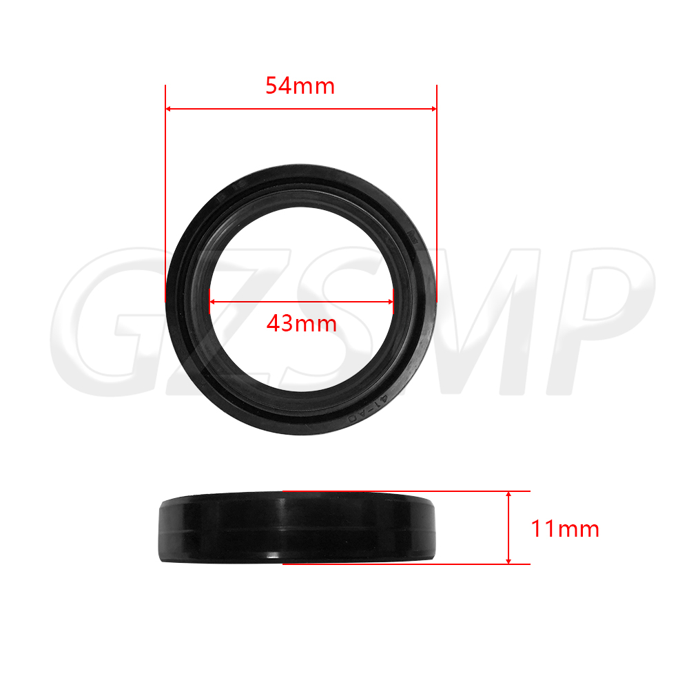 43x54x11 フロントフォークオイルシール & ダストカ - Fork Oil Seal のレビューと価格
