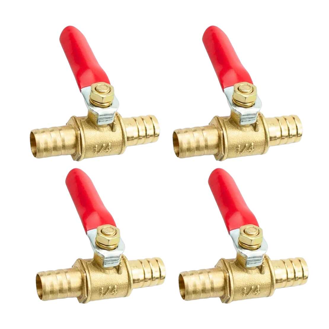 真ちゅう製のバー付きユニバーサルボールバルブ,4個,8mm, - Spoke Nipple Brass のレビューと価格