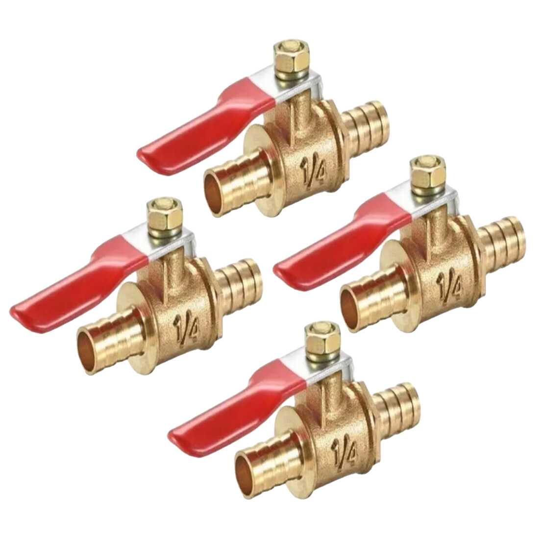 真ちゅう製のバー付きユニバーサルボールバルブ,4個,8mm, - Spoke Nipple Brass のレビューと価格