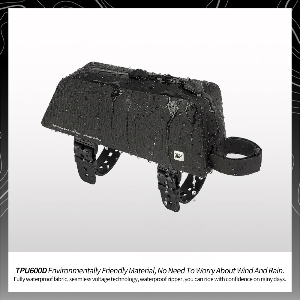 Rhinowalk バイクトップチューブバッグ 1L 防水サ - Mountain Biking Rucksack のレビューと価格