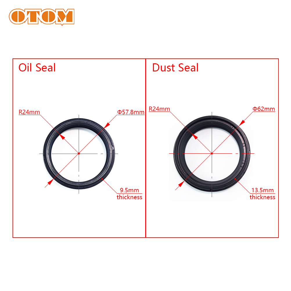 OTOM オートバイ 48 ミリメートルフロントフォークダン - Fork Oil Seal のレビューと価格