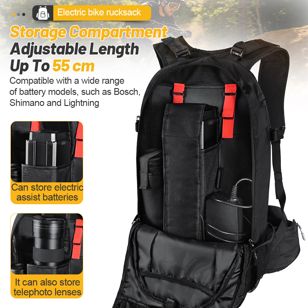 バイクバックパック E-バイクバッテリーバッグ E-マウンテ - Mountain Biking Rucksack のレビューと価格