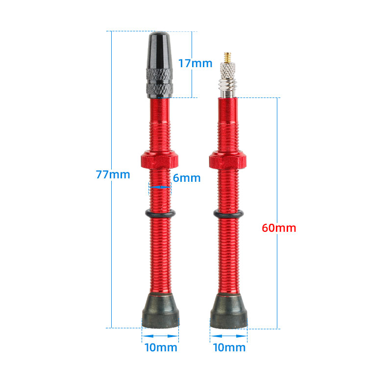 2個deemount 60ミリメートル自転車チューブレス仏式 - Spoke Nipple Brass のレビューと価格