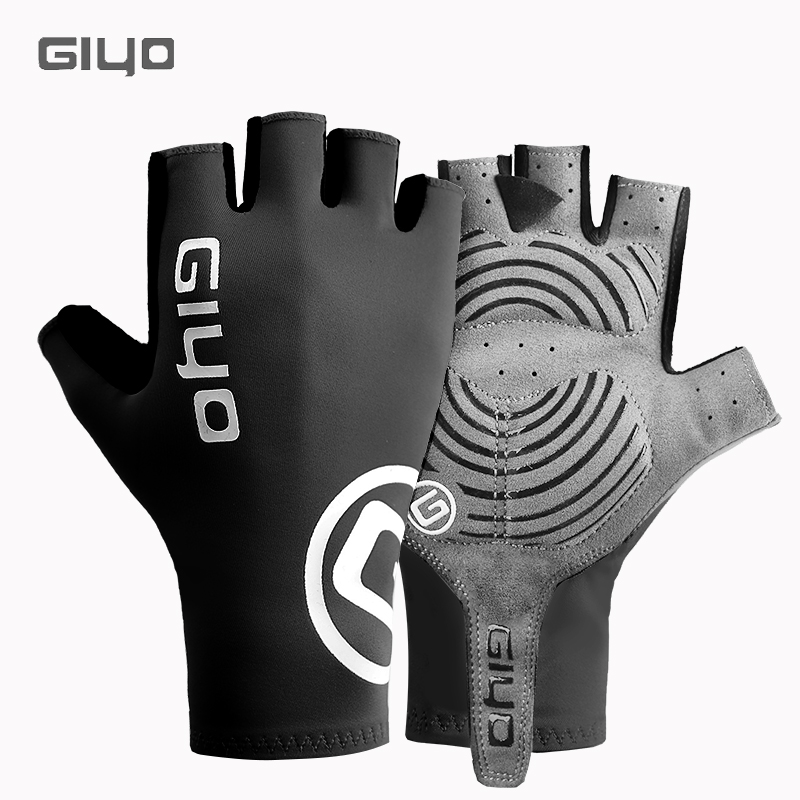 Giyo ブレーキ風サイクリングハーフフィンガーグローブ滑り - Mountain Biking Gloves のレビューと価格